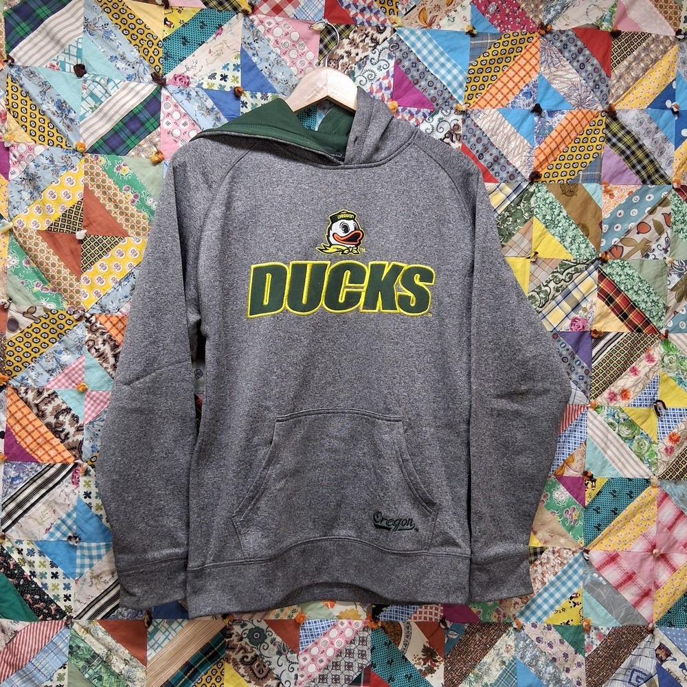 Champion Elite Oregon Ducks Collegiate Pullover Hoodie Size Small Sweatshirt